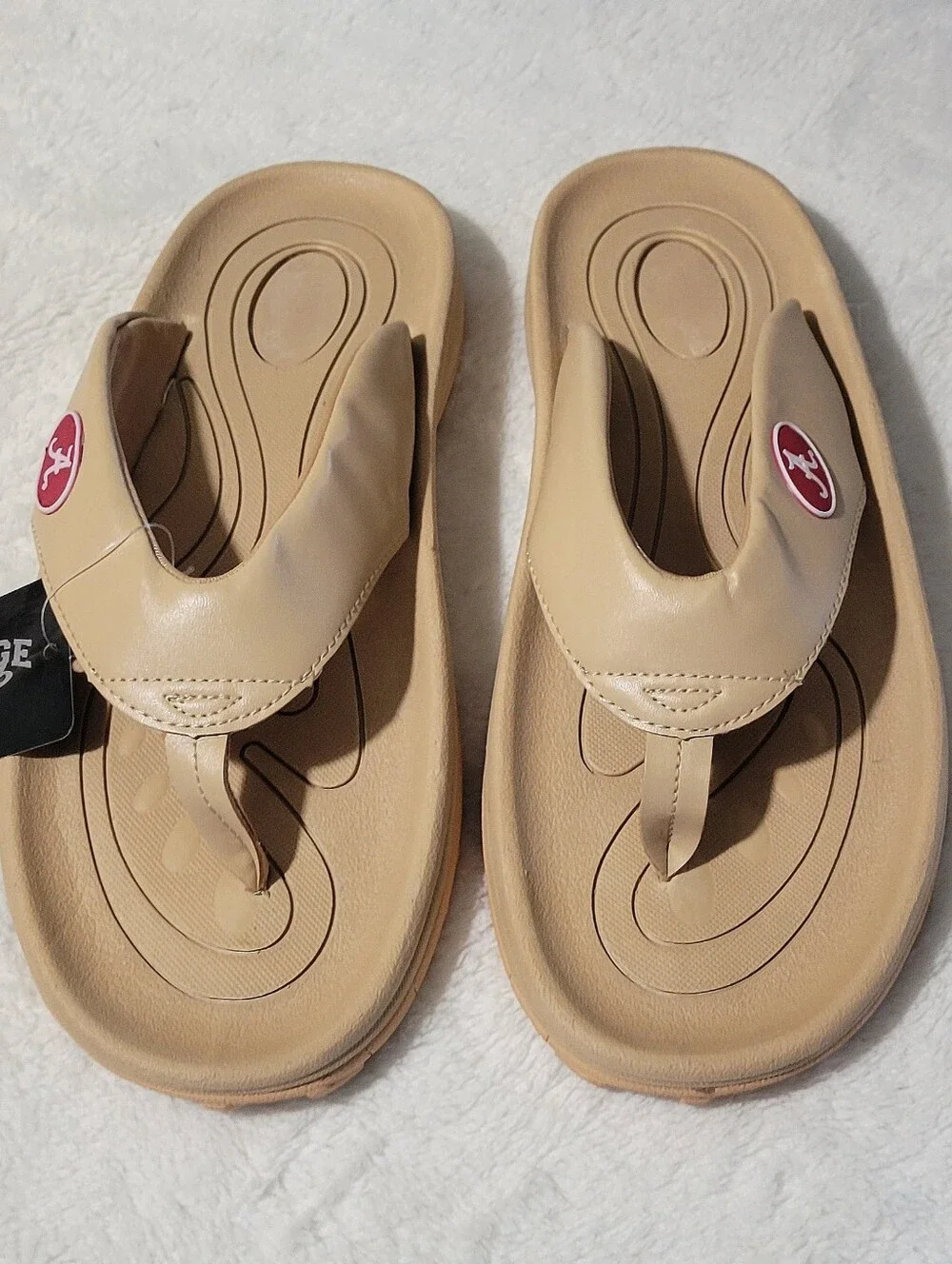 NWT ZORIZ University of Alabama Golf Flip Flop Sandals